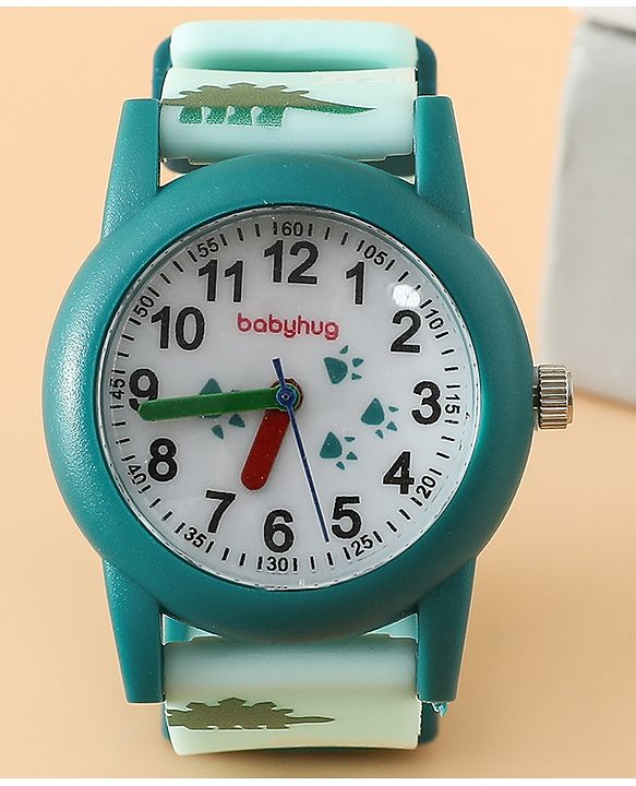 Babyhug Free Size Analog Watch - Green