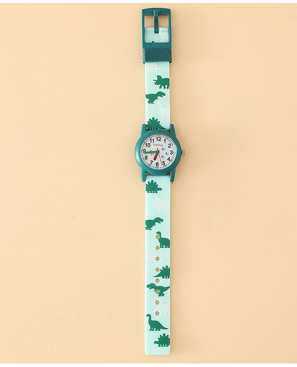 Babyhug Free Size Analog Watch - Green