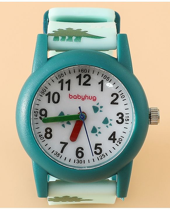 Babyhug Free Size Analog Watch - Green