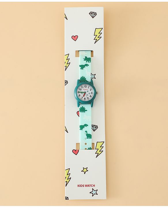 Babyhug Free Size Analog Watch - Green