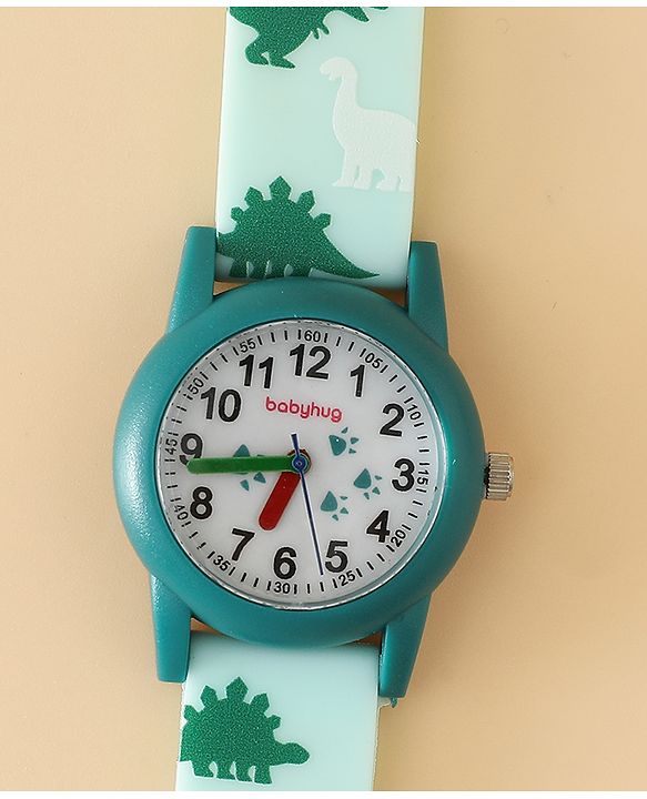 Babyhug Free Size Analog Watch - Green