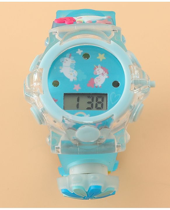 Babyhug Unisex Free Size Digital Watch - Blue