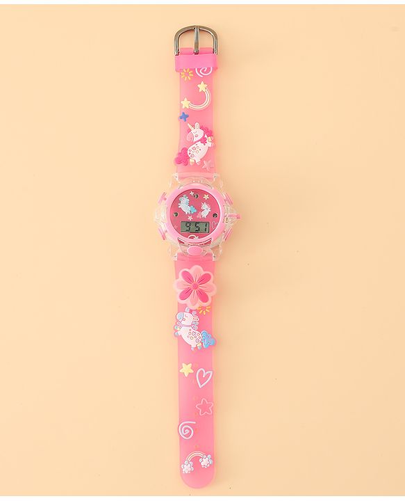 Babyhug Unisex Free Size Digital Watch - Blue