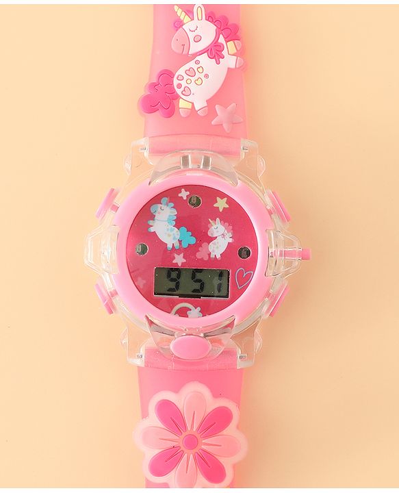 Babyhug Unisex Free Size Digital Watch - Blue