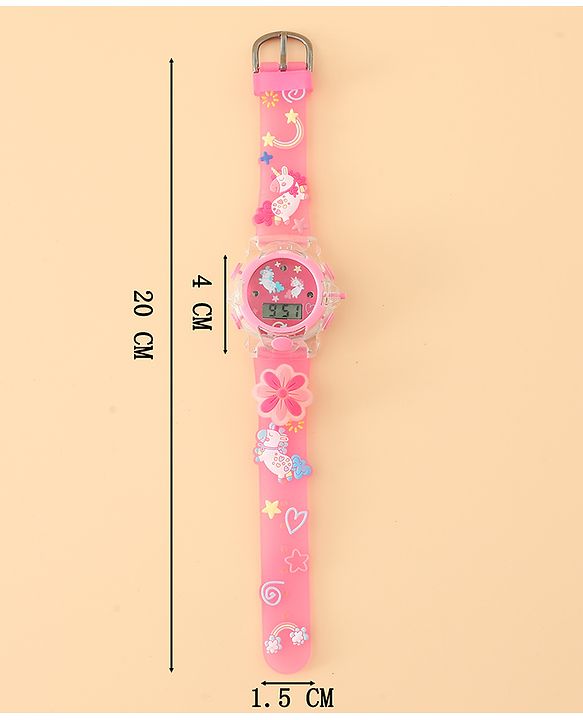 Babyhug Unisex Free Size Digital Watch - Blue