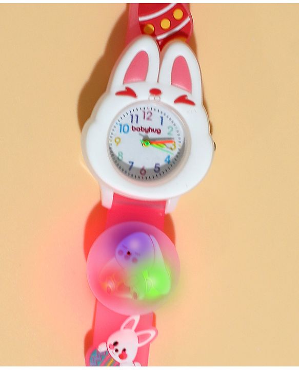 Babyhug Free Size Analog Watch - Pink