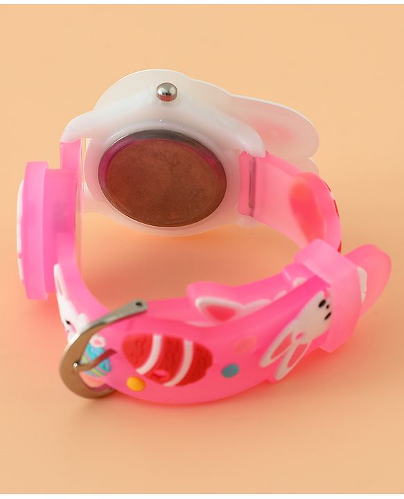 Babyhug Free Size Analog Watch - Pink