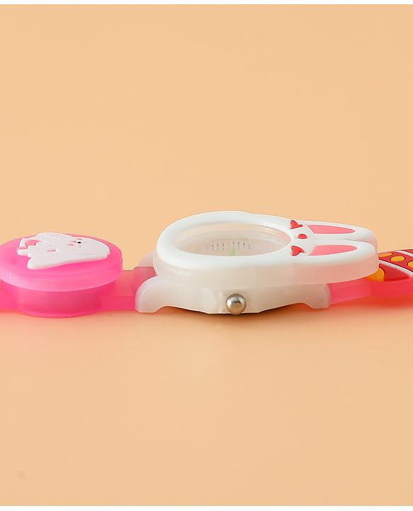 Babyhug Free Size Analog Watch - Pink