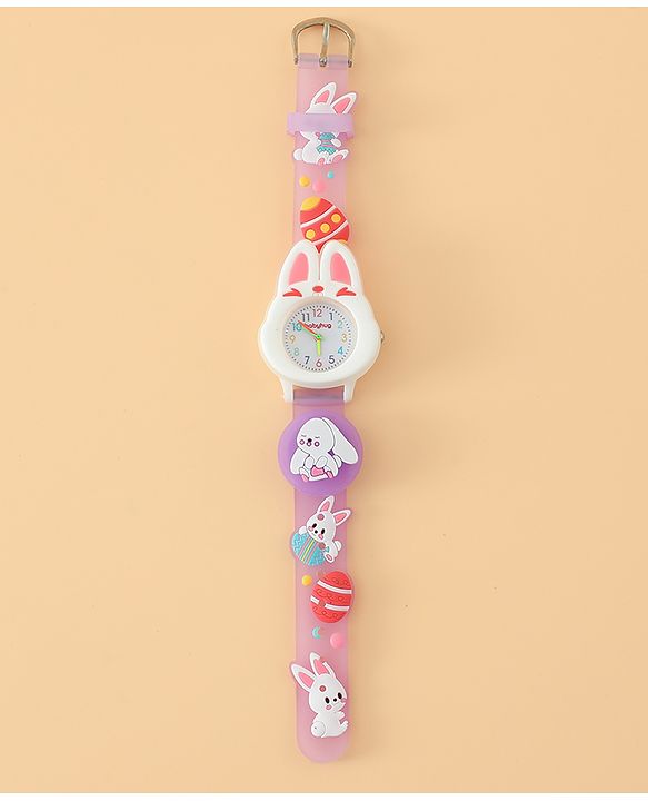 Babyhug Free Size Analog Watch - Pink