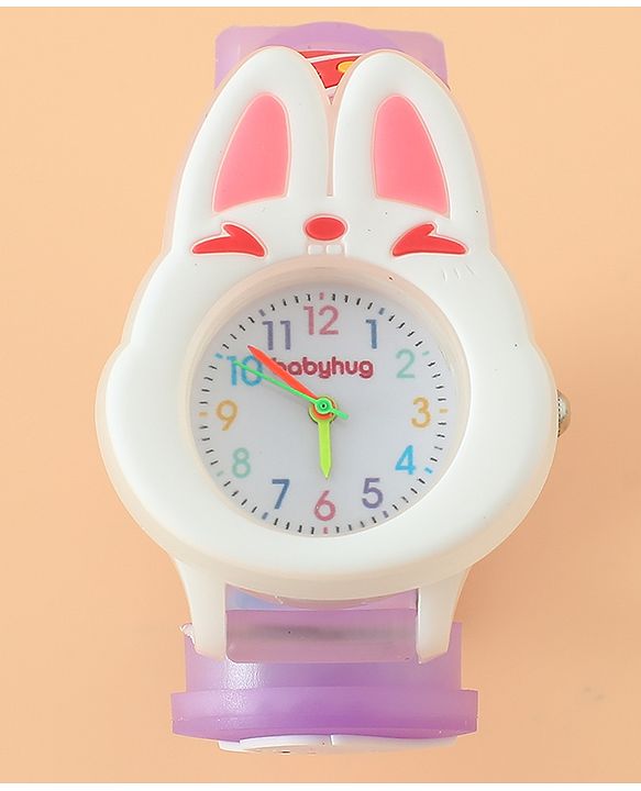 Babyhug Free Size Analog Watch - Pink