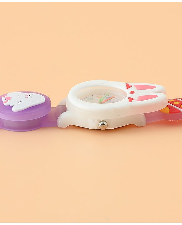 Babyhug Free Size Analog Watch - Pink
