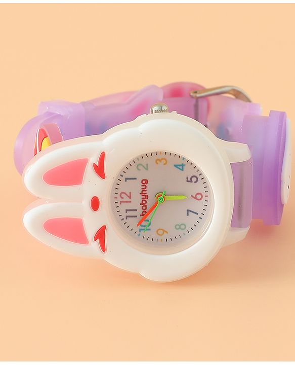 Babyhug Free Size Analog Watch - Pink