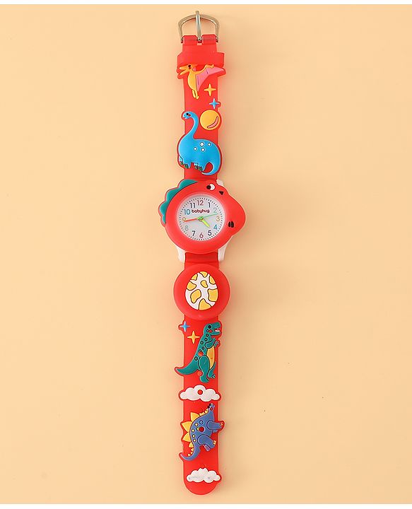 Babyhug Free Size Analog Watch - Red