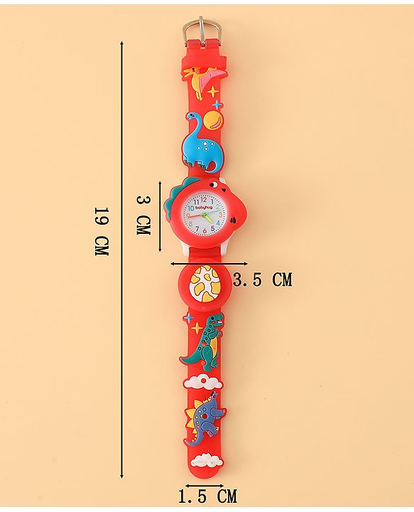 Babyhug Free Size Analog Watch - Red