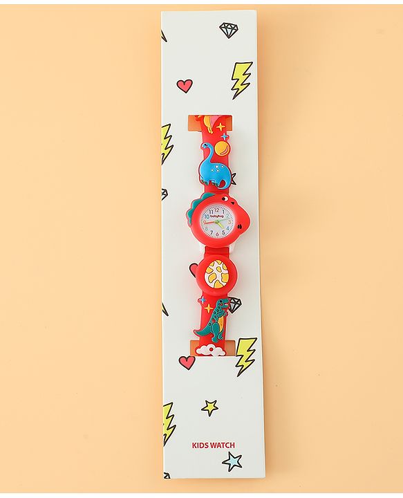 Babyhug Free Size Analog Watch - Red