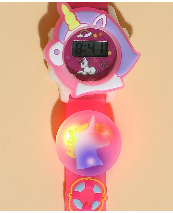 Babyhug Free Size Digital Watch - Pink