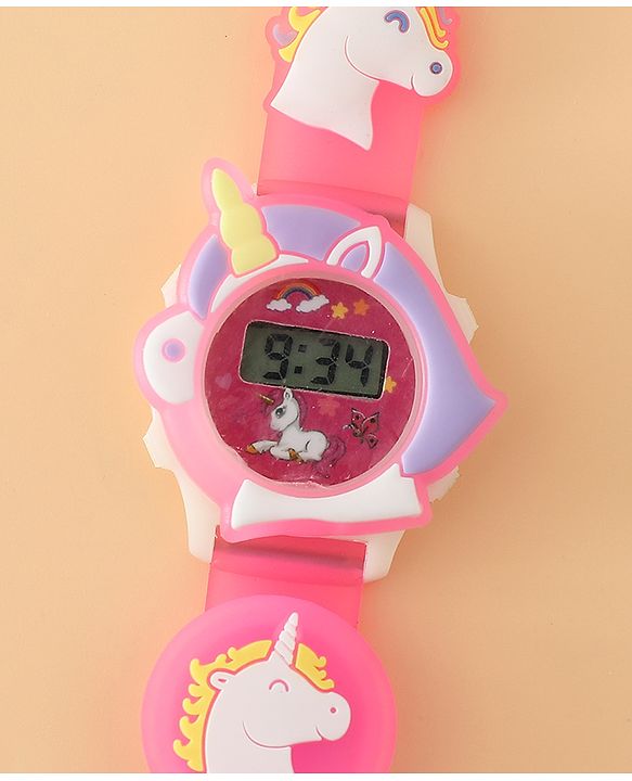 Babyhug Free Size Digital Watch - Pink