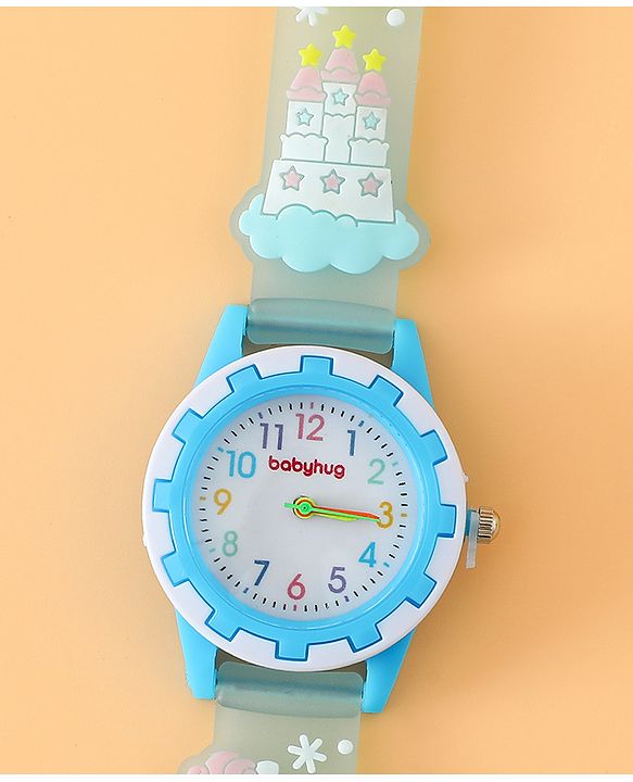Babyhug Free Size Analog Watch - Light Blue