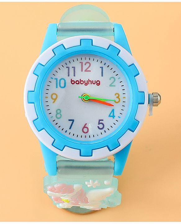 Babyhug Free Size Analog Watch - Light Blue