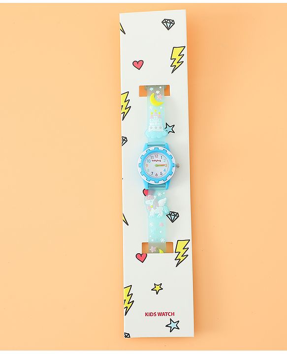 Babyhug Free Size Analog Watch - Light Blue
