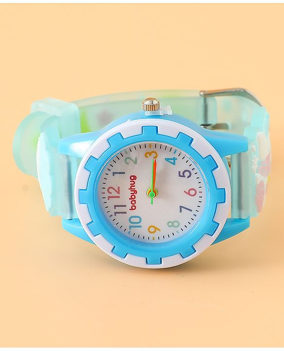 Babyhug Free Size Analog Watch - Light Blue