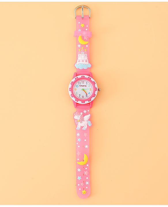 Babyhug Free Size Analog Watch - Light Blue