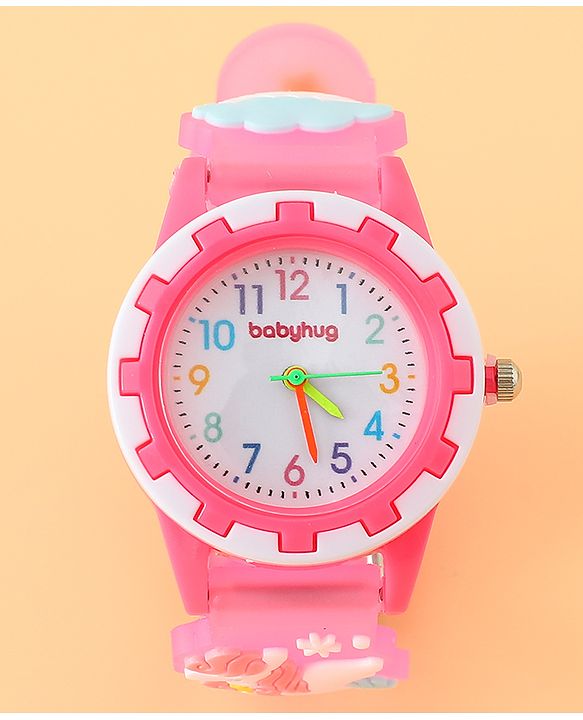 Babyhug Free Size Analog Watch - Light Blue