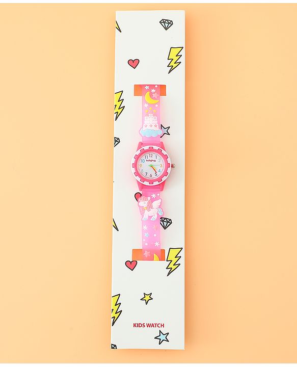 Babyhug Free Size Analog Watch - Light Blue