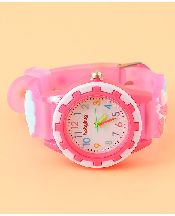 Babyhug Free Size Analog Watch - Light Blue