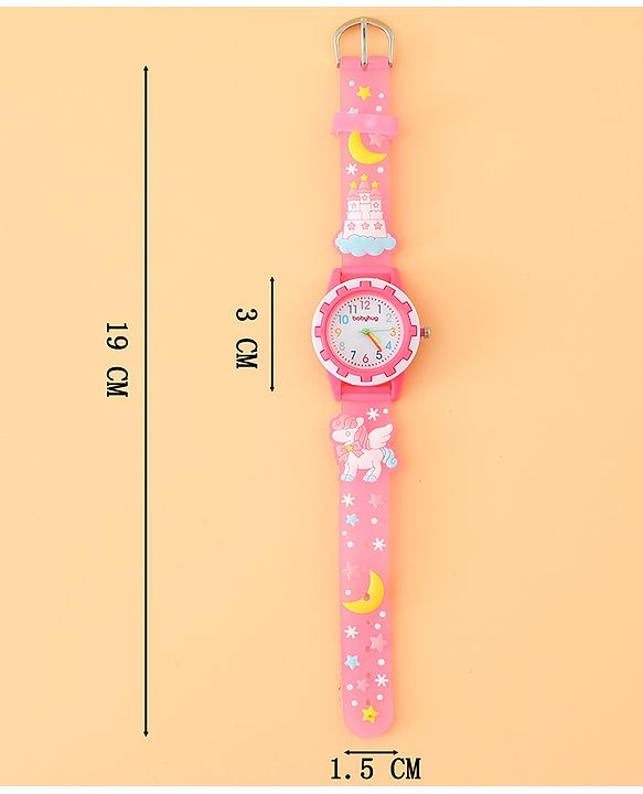 Babyhug Free Size Analog Watch - Light Blue