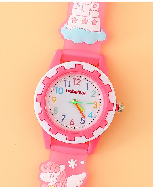 Babyhug Free Size Analog Watch - Light Blue