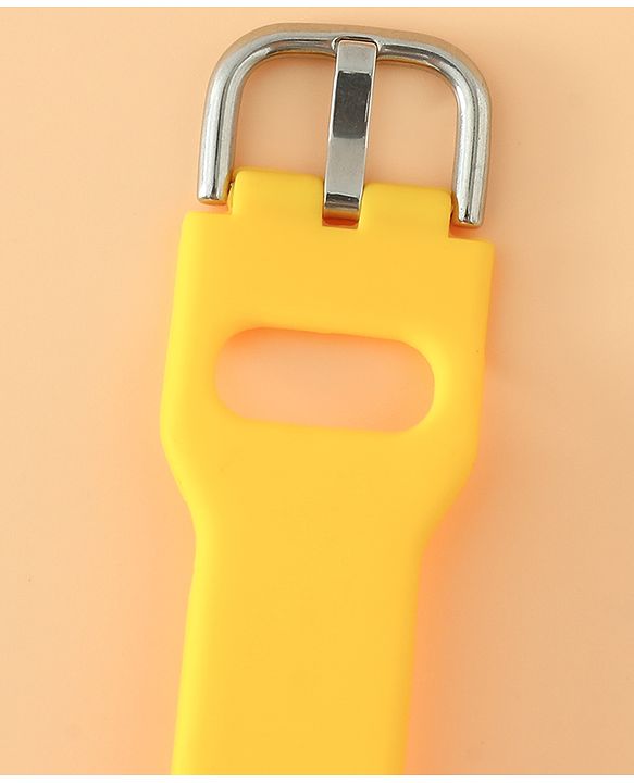 Pine Kids Rectangle Digital Watch - Yellow