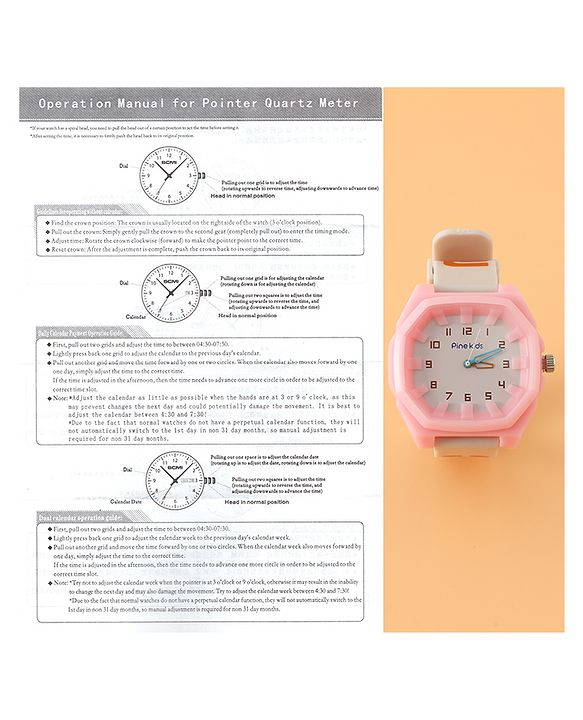 Pine Kids Analog Watch - Pink