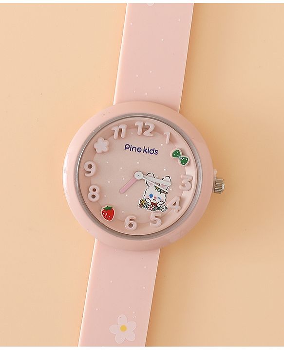 Pine Kids Free Size Analog Watch - Pink