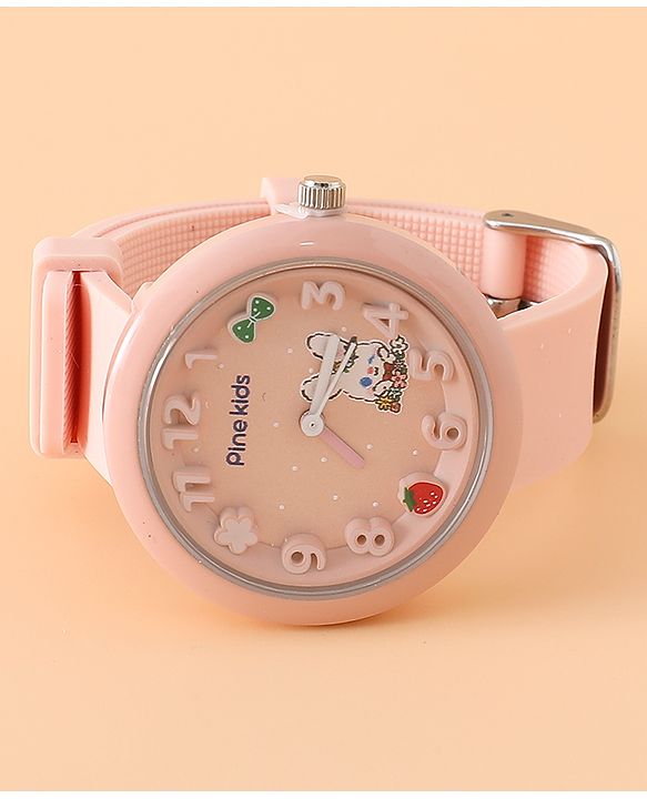 Pine Kids Free Size Analog Watch - Pink