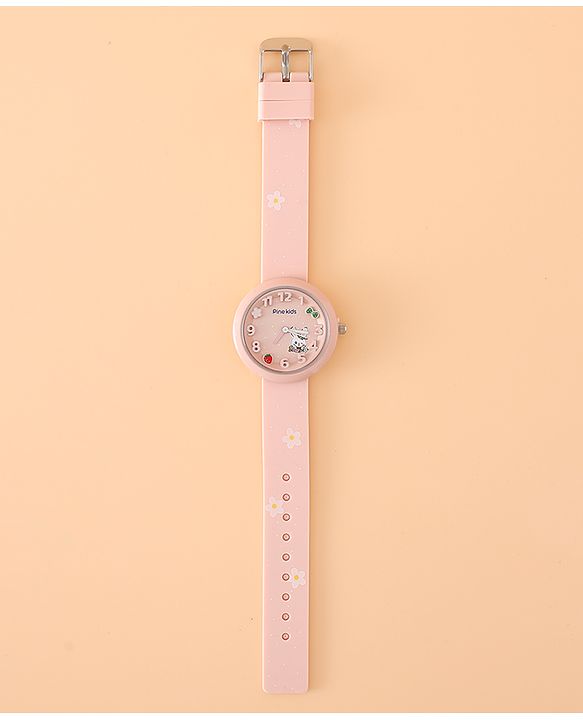 Pine Kids Free Size Analog Watch - Pink