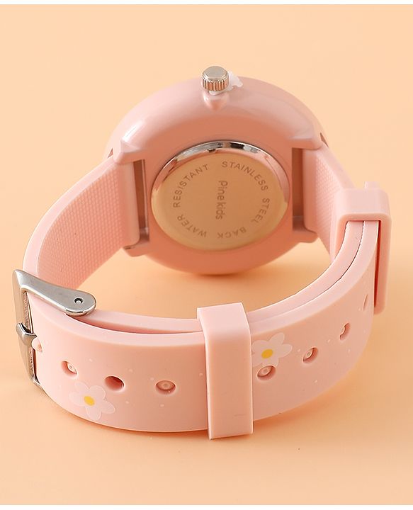 Pine Kids Free Size Analog Watch - Pink