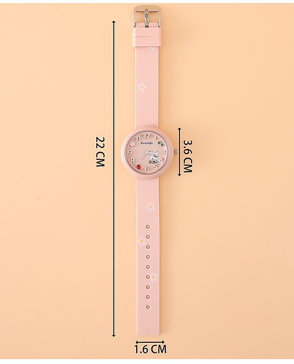 Pine Kids Free Size Analog Watch - Pink