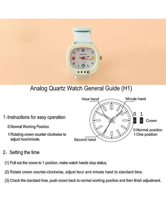 Pine Kids Boy Free Size Analog Watch - Light Blue