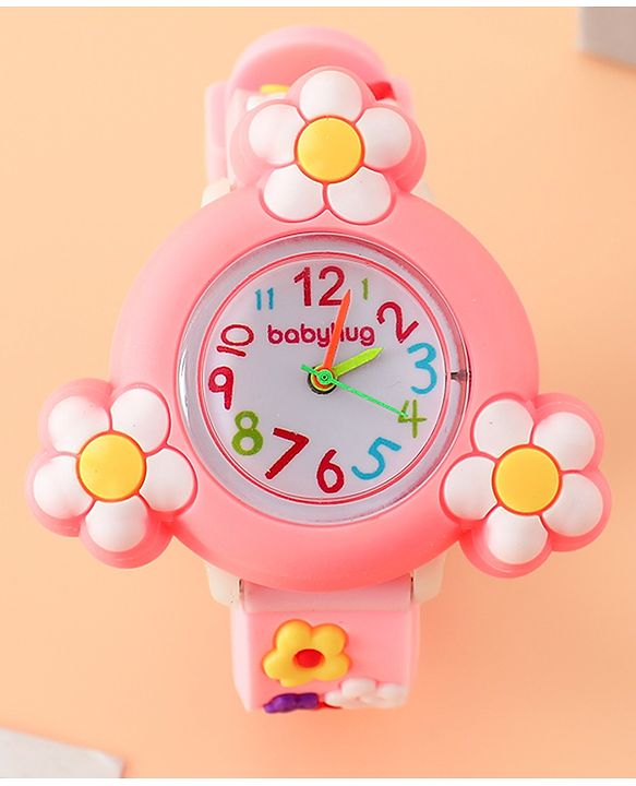 Pine Kids Free Size Analog Watch - Pink