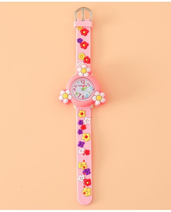 Pine Kids Free Size Analog Watch - Pink