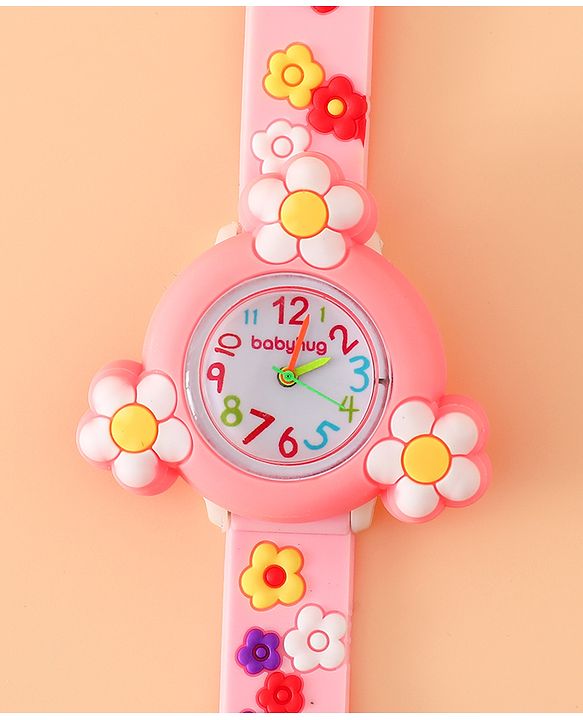 Pine Kids Free Size Analog Watch - Pink