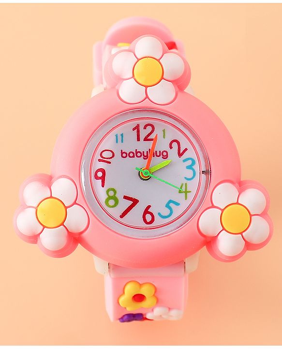 Pine Kids Free Size Analog Watch - Pink