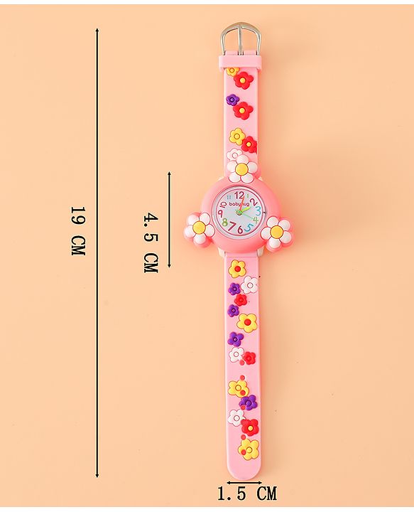 Pine Kids Free Size Analog Watch - Pink