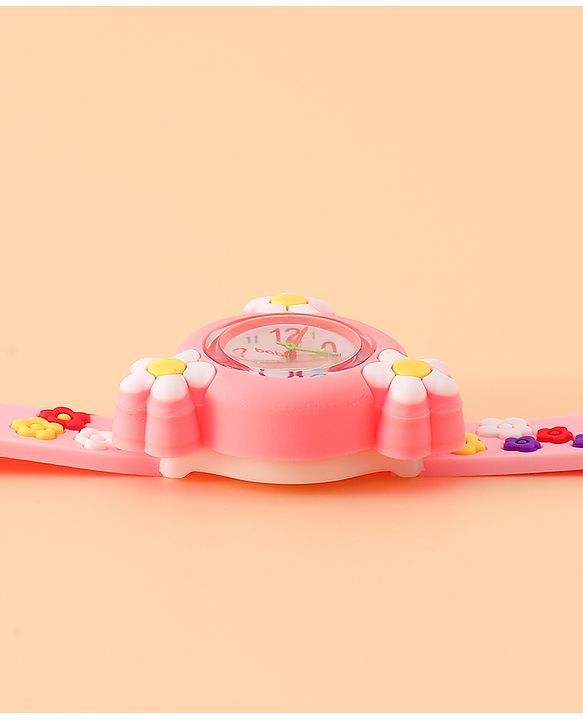 Pine Kids Free Size Analog Watch - Pink