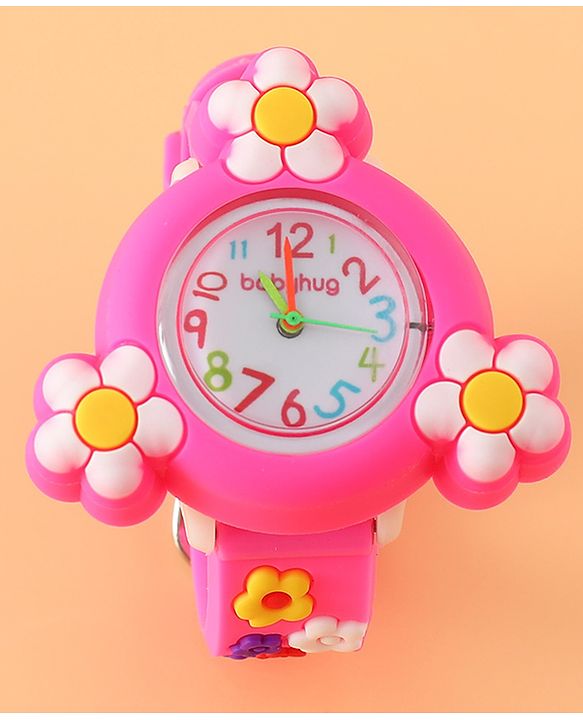 Pine Kids Free Size Analog Watch - Pink