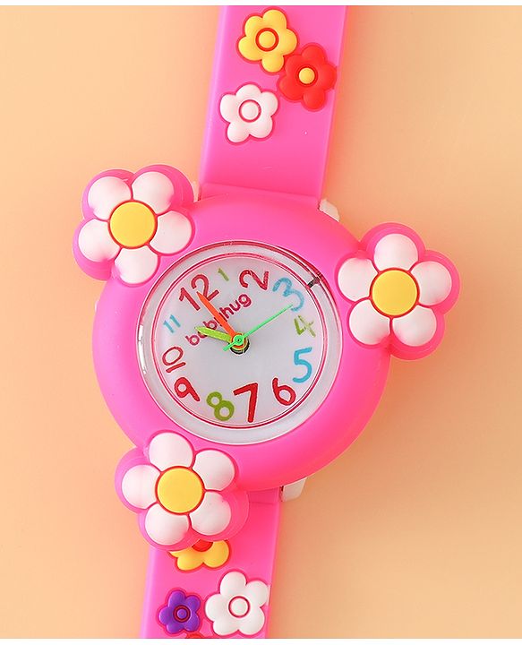 Pine Kids Free Size Analog Watch - Pink