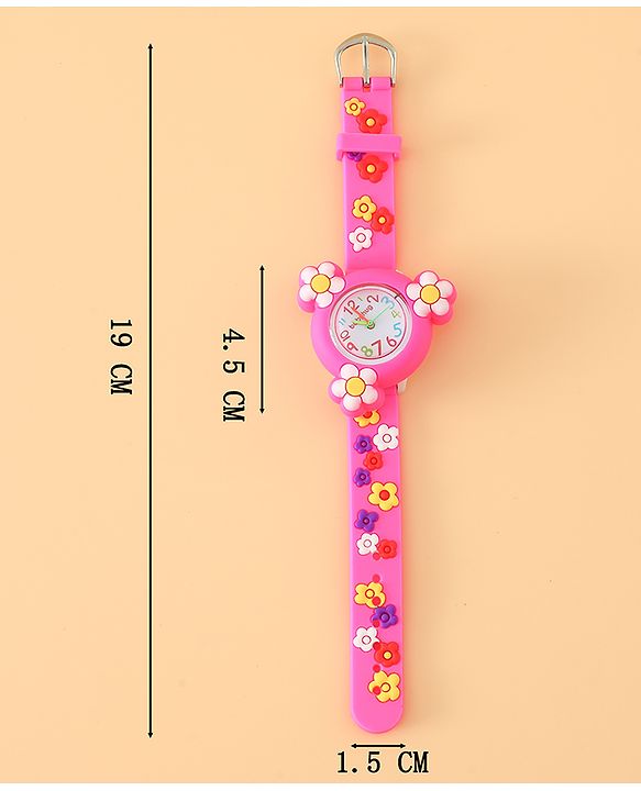 Pine Kids Free Size Analog Watch - Pink