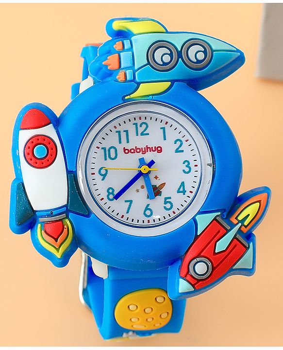 Babyhug Free Size Analog Watch - Blue