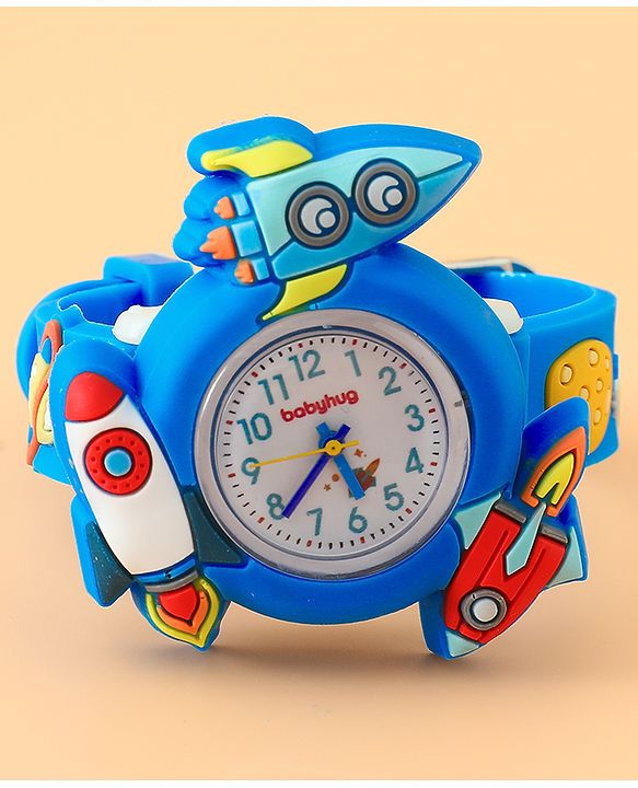 Babyhug Free Size Analog Watch - Blue